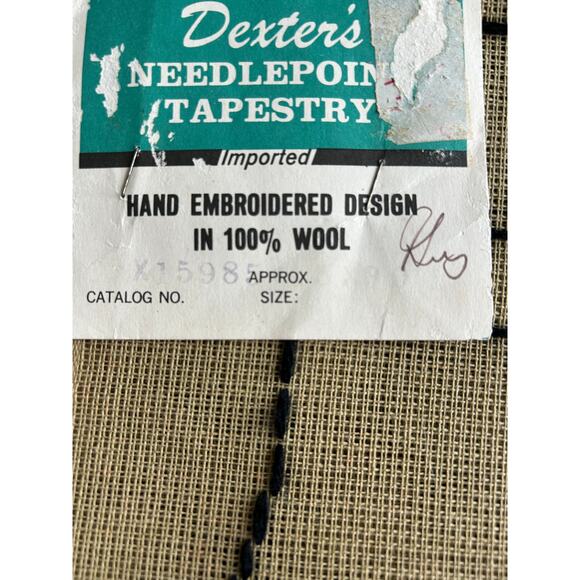 Vintage Dexter's Needlepoint Tapestry Purse Kit with Roses - Picture 3 of 3